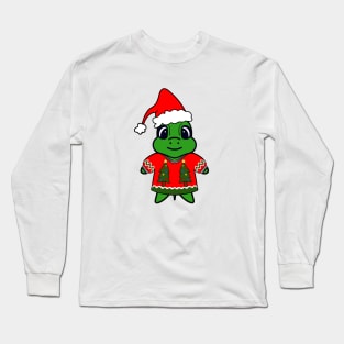 UGLY Christmas Sweater Turtle Long Sleeve T-Shirt